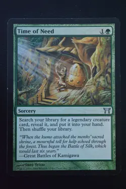 Magic The Gathering MTG TIME OF NEED Champions of Kamigawa LP Lightly Played - Image 1