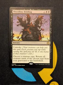 Bloodline Bidding Rare ECL 091 Lorwyn Eclipsed MTG - Image 1