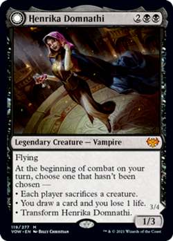 1x HENRIKA DOMNATHI - Crimson Vow - MTG - Magic the Gathering - Image 1
