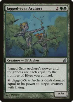 Jagged-Scar Archers Lorwyn NM Green Uncommon MAGIC THE GATHERING CARD ABUGames - Image 1