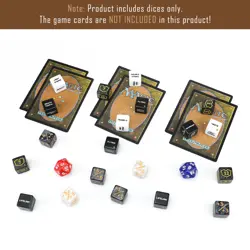 62 Dice Counters For Magic The Gathering MTG CCG Card Gaming Gift RARE - Image 5