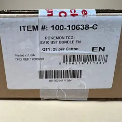 New Pokemon Destined Rivals Booster Bundle Case SV10 25 Bundles 150 Packs - Image 3