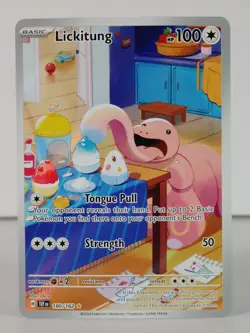 Lickitung - Illustration Rare - Temporal Forces - POKEMON 180/162 -L1 - Image 1