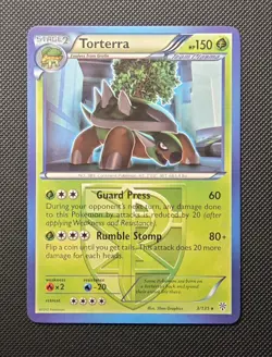 Pokemon TCG BW Plasma Storm Torterra 3/135 Regular Rare Card - Image 1