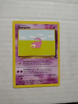 Pokemon Slowpoke 55/62 FO Fossil Unlimited - Pokemon TCG - WOTC - Image 1