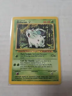NIDORAN - 57/64 - Jungle - Pokemon Card - - Image 1