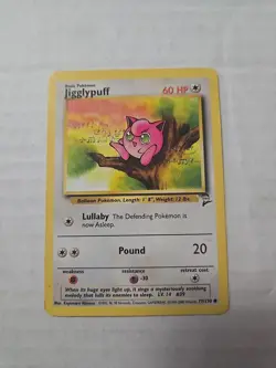 JIGGLYPUFF - Jungle Set - 54/64 - Common - Pokemon Card - Unlimited Edition - Image 1