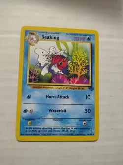 Seaking 46/64 - JUNGLE SET - Uncommon - WOTC POKEMON CARD - - Image 1