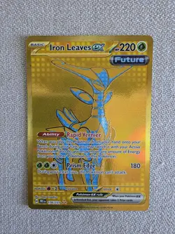 Iron Leaves ex 176/131 (NM) - SV: Prismatic Evolutions - Hyper Rare Pokemon TCG - Image 1