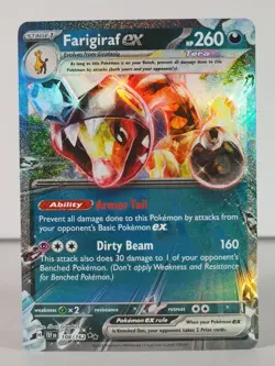 Farigiraf ex - Double Rare - Temporal Forces - POKEMON 108/162 -L1 - Image 1