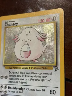 Pokemon Base Set 2 Chansey 3/130 Holo Rare HP - Image 3