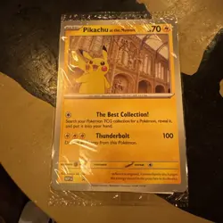 Pokemon x Natural History Museum Promo - Pikachu At The Museum JUMBO card 1 - Image 1