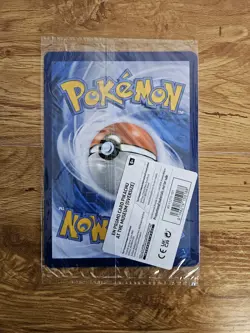 Pokemon x Natural History Museum - Pikachu at the Museum Jumbo Promo Card Sealed - Image 2