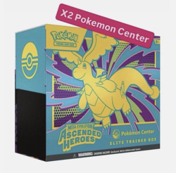 x2 Pokemon Ascended Hero’s Pokemon Center ETB PRESALE CONFIRMED - Image 1