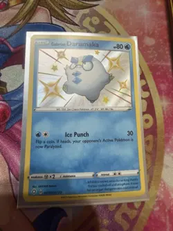 Galarian Darumaka SV023/SV122 Pokemon Shining Fates Sword Shield Shiny Rare NM - Image 1