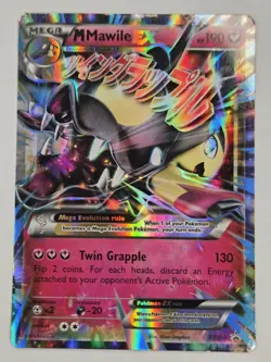 Pokemon TCG M Mawile EX XY104 NM Standard Size Black Star Promo - Image 1