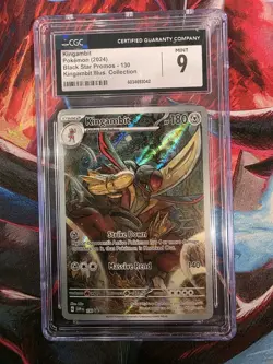 Pokemon Kingambit Black Star Promo 130 English CGC 9 - Image 1