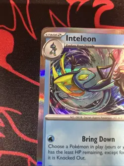 Pokemon Inteleon 002 Black Star Promo Mega Evolution Stamped - Image 3