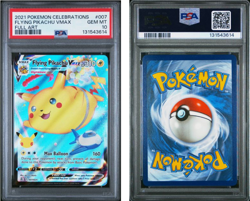 Pokemon Celebrations Flying Pikachu VMAX Full Art 007/025 PSA 10 Gem Mint - Image 1