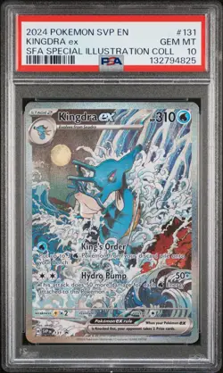 PSA 10 Kingdra ex #131 Pokemon SVP Black Star Promos English 2024 - Image 1