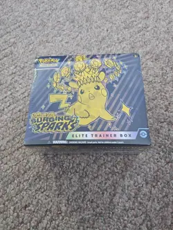 Factory Sealed Pokemon TCG Scarlet & Violet Surging Sparks Elite Trainer Box ETB - Image 1