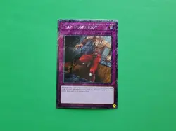 Yugioh - Trap Dustshoot Platinum Secret Rare Quarter Century Stampede RA04-EN121 - Image 1