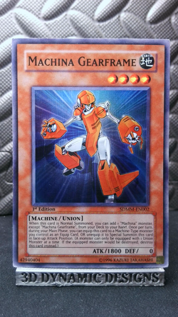| Yugioh Machina Gearframe SDMM-EN002 1st Super Rare Structure Machina PL 🔥 | - Image 1