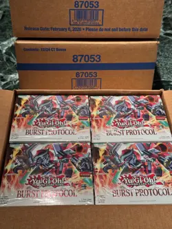 YuGiOh! Burst Protocol - Booster CASE Factory Sealed - 12 Booster Boxes - Image 2