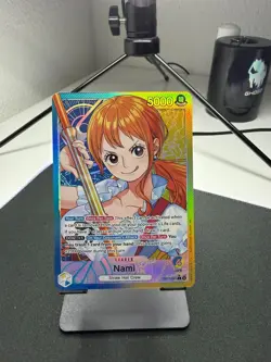 Nami - OP11-041 - Alt Art Leader - A Fist of Divine Speed - One Piece - English - Image 1