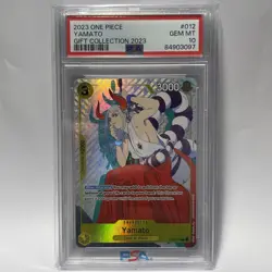 One Piece English Yamato 2023 Gift Collection ST09 #012 PSA 10 - Image 1