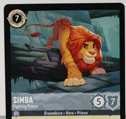 Simba - Fighting - Super Rare - Into the Inklands - LORCANA - 192/204 - U Pick - Image 1