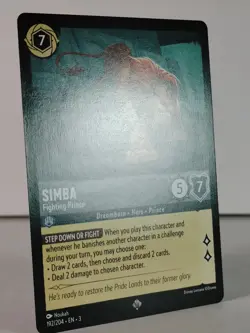 Simba - Fighting - Super Rare - Into the Inklands - LORCANA - 192/204 - U Pick - Image 4