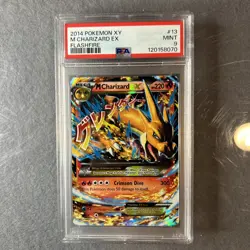 Pokemon XY Flashfire M Charizard EX 13/106 PSA 9 - Image 1