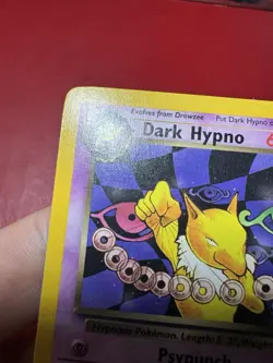 Dark Hypno 26/82 Non Holo Rare Team Rocket Pokemon Card LP - Image 3