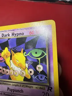 Dark Hypno 26/82 Non Holo Rare Team Rocket Pokemon Card LP - Image 4