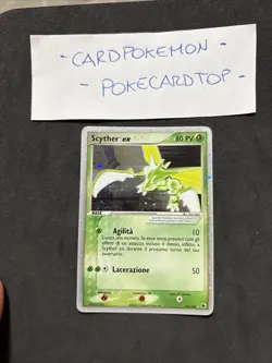 Pokemon Card Scyther ex 102/109-EX Ruby & Sapphire -ita-Holo-Swirl-Exc! - Image 1