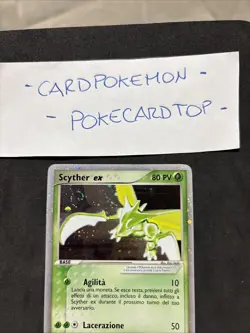 Pokemon Card Scyther ex 102/109-EX Ruby & Sapphire -ita-Holo-Swirl-Exc! - Image 2
