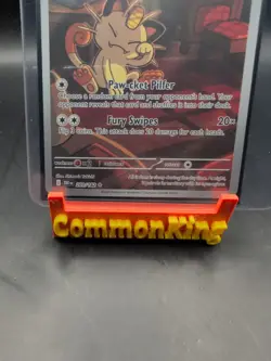 Pokemon TCG Team Rockets Meowth Card 203/182 Destined Rivals NM+ Condition - Image 2