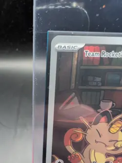 Pokemon TCG Team Rockets Meowth Card 203/182 Destined Rivals NM+ Condition - Image 5