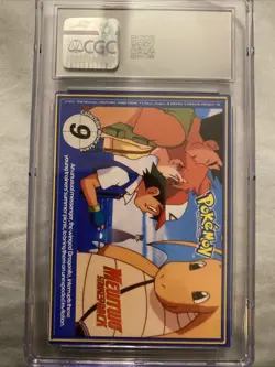 Ditto Pokemon #132 1999 Burger King Perforated PSA 8 Near Mint! Graded Game Card - Image 5
