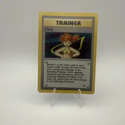Pokemon TCG Misty Trainer Card Gym Heroes 18/132 Holo Rare NM - Image 1