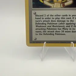 Pokemon TCG Misty Trainer Card Gym Heroes 18/132 Holo Rare NM - Image 2