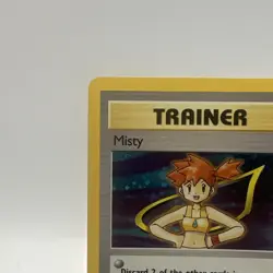 Pokemon TCG Misty Trainer Card Gym Heroes 18/132 Holo Rare NM - Image 3