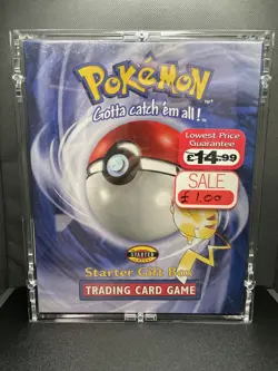 ⭐Original 1999 Pokemon TCG Starter Gift Box⭐ BRAND NEW SEALED | With Acrylic Box - Image 1