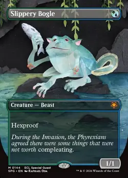 Slippery Bogle ** Borderless ** Special Guest - NM MTG - Image 1