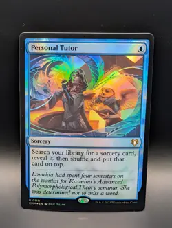 MTG - Personal Tutor - FOIL - Sorcery - CMM #110 - Rare - Image 1