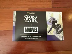MTG Secret Lair Marvel's Spider-Man: Villainous Plots Rainbow Foil - New/Sealed - Image 1