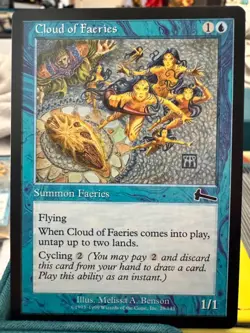MTG Cloud of Faeries Urza's Legacy NEVER PLAYED - Image 1