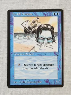 Played Merfolk Assassin The Dark Mtg Magic the Gathering - Image 1