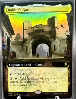 Baldur's Gate [Extended Art Foil] #600 Magic Commander Legends: Battle for Baldu - Image 1